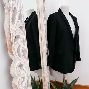 Black Blazer Relaxed Fit
